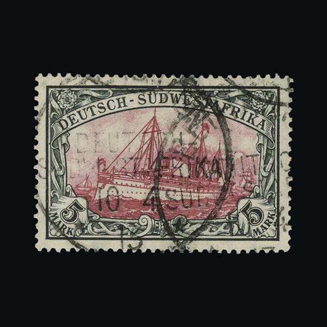 Lot 10684 - Germany - Colonies - South West Africa 1906 - UPA UPA Auction UPA 94 Lot 10684 - Germany - Colonies - South West Africa 1906 - UPA UPA Auction UPA 94