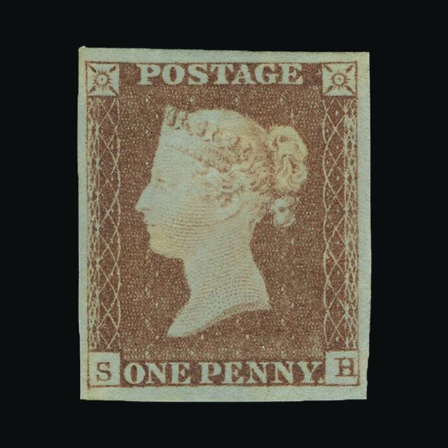 Lot 12477 - Great Britain - QV (line engraved) - Imperforate 1d Red Plated 1841 - UPA UPA Auction UPA 94 Lot 12477 - Great Britain - QV (line engraved) - Imperforate 1d Red Plated 1841 - UPA UPA Auction UPA 94