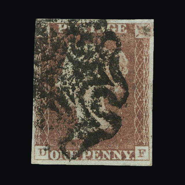 Lot 12482 - Great Britain - QV (line engraved) - Imperforate 1d Red Plated 1841 - UPA UPA Auction UPA 94 Lot 12482 - Great Britain - QV (line engraved) - Imperforate 1d Red Plated 1841 - UPA UPA Auction UPA 94