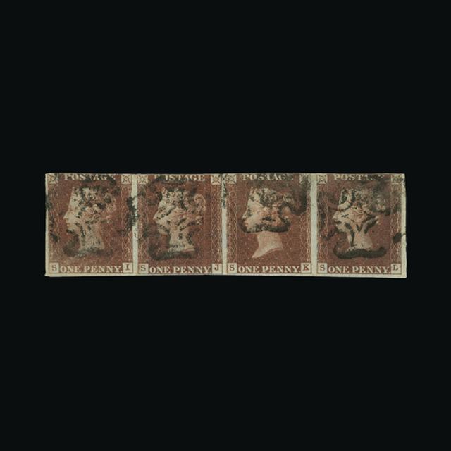 Lot 12494 - Great Britain - QV (line engraved) - Imperforate 1d Red Plated 1844 - UPA UPA Auction UPA 94 Lot 12494 - Great Britain - QV (line engraved) - Imperforate 1d Red Plated 1844 - UPA UPA Auction UPA 94