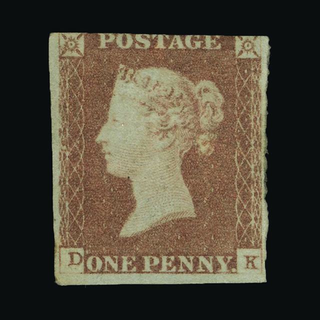 Lot 12496 - Great Britain - QV (line engraved) - Imperforate 1d Red Plated 1848 - UPA UPA Auction UPA 94 Lot 12496 - Great Britain - QV (line engraved) - Imperforate 1d Red Plated 1848 - UPA UPA Auction UPA 94