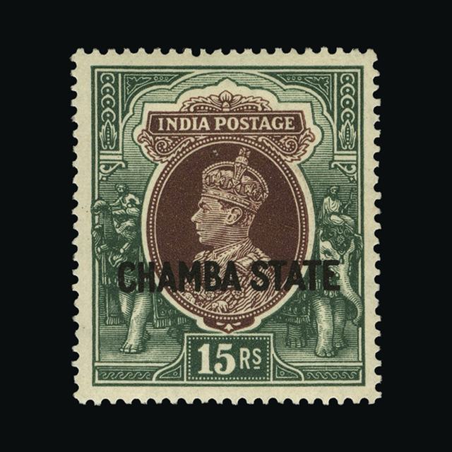 Lot 16912 - India - States - Chamba 1938 - UPA UPA Auction UPA 94 Lot 16912 - India - States - Chamba 1938 - UPA UPA Auction UPA 94