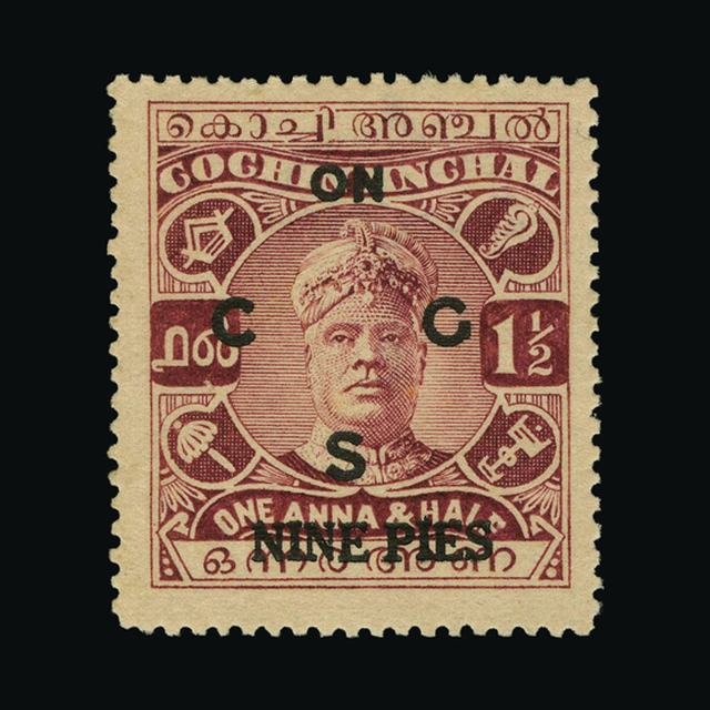 Lot 16966 - India - States - Cochin 1942 - UPA UPA Auction UPA 94 Lot 16966 - India - States - Cochin 1942 - UPA UPA Auction UPA 94