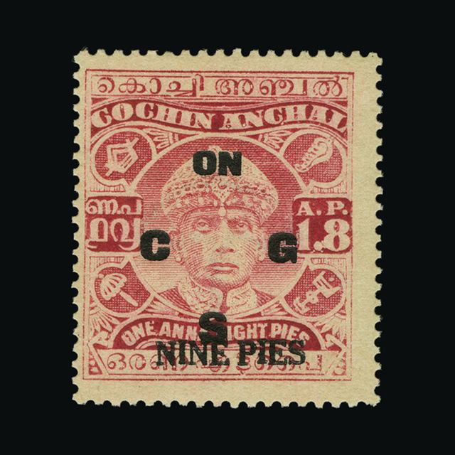 Lot 16967 - India - States - Cochin 1942 - UPA UPA Auction UPA 94 Lot 16967 - India - States - Cochin 1942 - UPA UPA Auction UPA 94