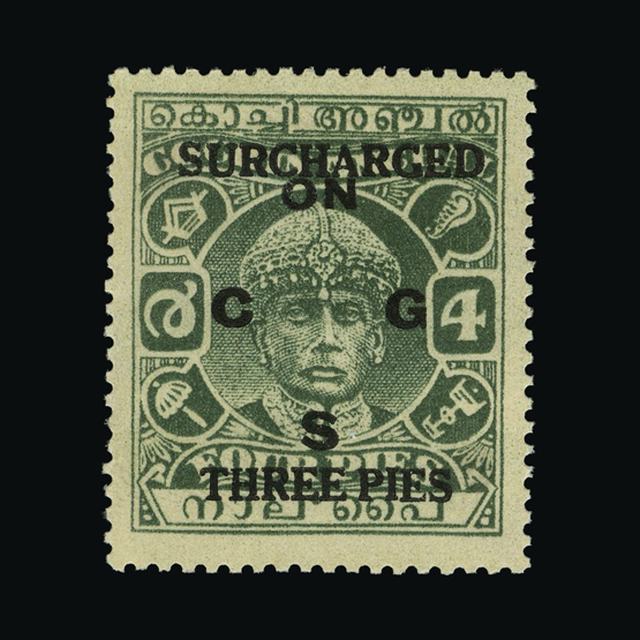 Lot 16977 - India - States - Cochin 1942-43 - UPA UPA Auction UPA 94 Lot 16977 - India - States - Cochin 1942-43 - UPA UPA Auction UPA 94