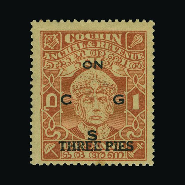 Lot 16981 - India - States - Cochin 1942-43 - UPA UPA Auction UPA 94 Lot 16981 - India - States - Cochin 1942-43 - UPA UPA Auction UPA 94