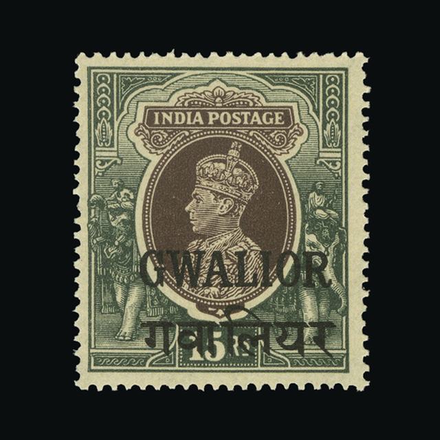Lot 17037 - India - States - Gwalior 1938-48 - UPA UPA Auction UPA 94 Lot 17037 - India - States - Gwalior 1938-48 - UPA UPA Auction UPA 94
