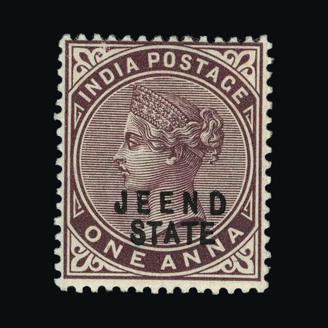 Lot 17095 - India - States - Jind 1885 - UPA UPA Auction UPA 94 Lot 17095 - India - States - Jind 1885 - UPA UPA Auction UPA 94