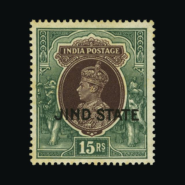 Lot 17102 - India - States - Jind 1937-38 - UPA UPA Auction UPA 94 Lot 17102 - India - States - Jind 1937-38 - UPA UPA Auction UPA 94