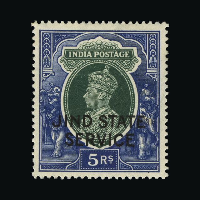 Lot 17112 - India - States - Jind 1937-40 - UPA UPA Auction UPA 94 Lot 17112 - India - States - Jind 1937-40 - UPA UPA Auction UPA 94