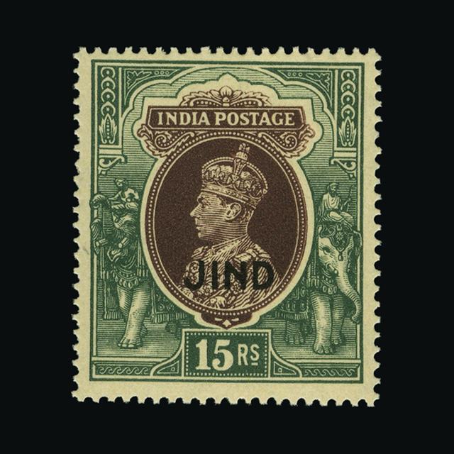 Lot 17118 - India - States - Jind 1941 - UPA UPA Auction UPA 94 Lot 17118 - India - States - Jind 1941 - UPA UPA Auction UPA 94