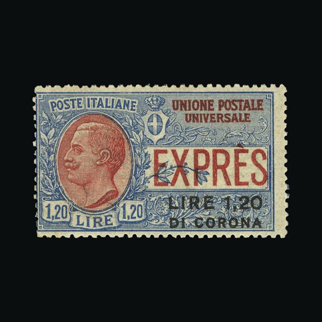 Lot 17546 - Italy - Austrian Territories 1921 -  UPA UPA Auction UPA 94