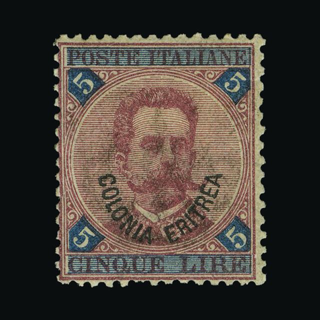 Lot 17579 - Italy - Colonies - Eritrea 1893 - UPA UPA Auction UPA 94 Lot 17579 - Italy - Colonies - Eritrea 1893 - UPA UPA Auction UPA 94