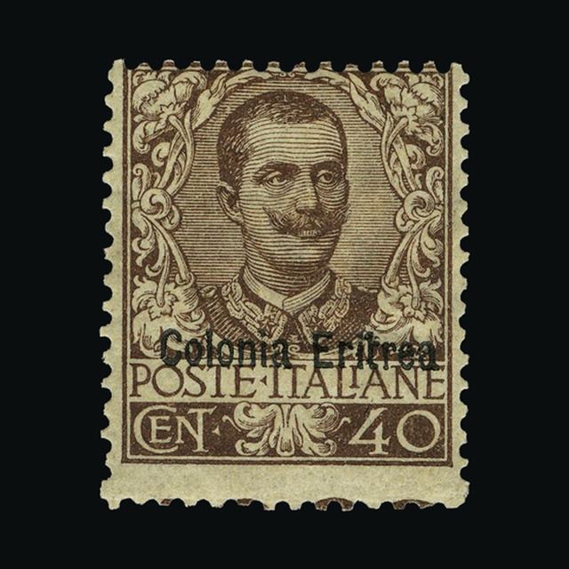 Lot 17587 - Italy - Colonies - Eritrea 1903 - UPA UPA Auction UPA 94 Lot 17587 - Italy - Colonies - Eritrea 1903 - UPA UPA Auction UPA 94