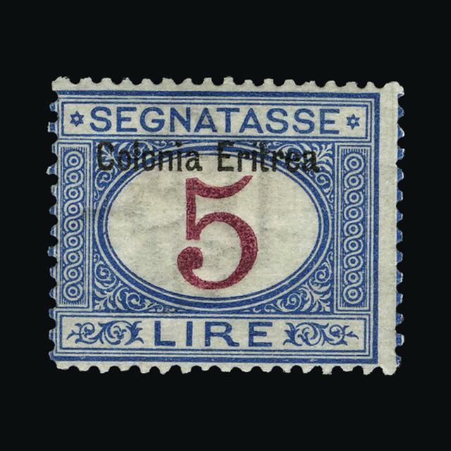 Lot 17590 - Italy - Colonies - Eritrea 1903 - UPA UPA Auction UPA 94 Lot 17590 - Italy - Colonies - Eritrea 1903 - UPA UPA Auction UPA 94