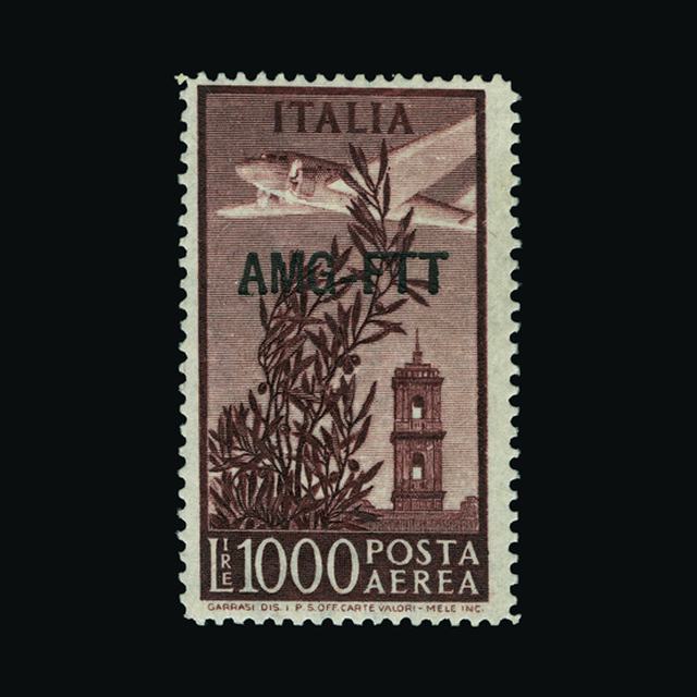 Lot 17710 - Italy - Colonies - Trieste 1952 - UPA UPA Auction UPA 94 Lot 17710 - Italy - Colonies - Trieste 1952 - UPA UPA Auction UPA 94