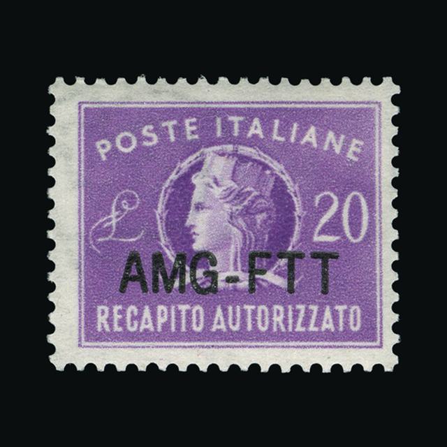 Lot 17721 - Italy - Colonies - Trieste 1954 - UPA UPA Auction UPA 94 Lot 17721 - Italy - Colonies - Trieste 1954 - UPA UPA Auction UPA 94