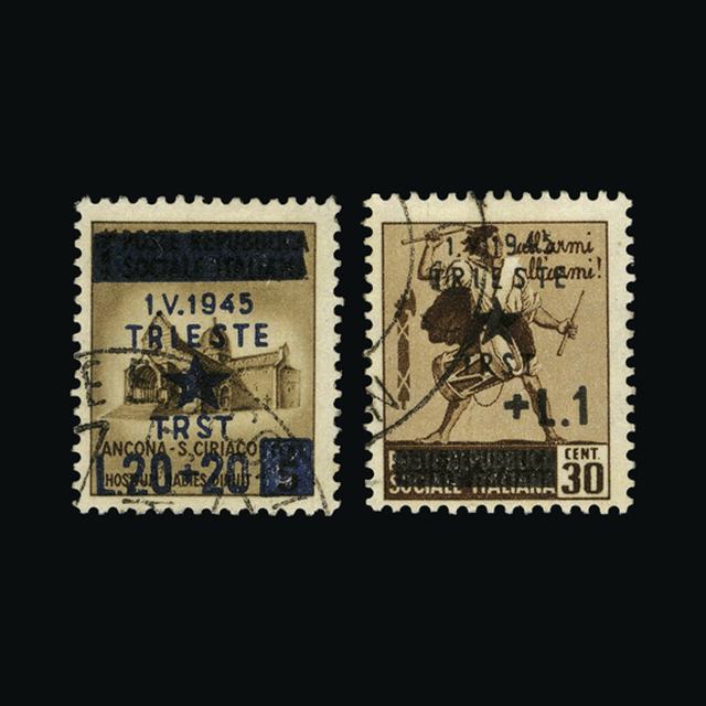 Lot 17778 - Italy - Colonies - Venezia Giulia and Istria 1945 - UPA UPA Auction UPA 94 Lot 17778 - Italy - Colonies - Venezia Giulia and Istria 1945 - UPA UPA Auction UPA 94