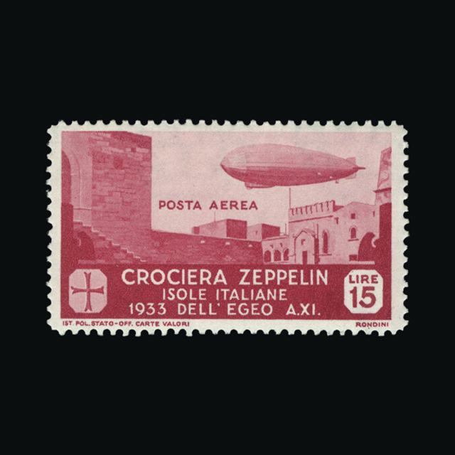 Lot 17802 - Italy - Occupation of Dodecanese Islands 1933 - UPA UPA Auction UPA 94 Lot 17802 - Italy - Occupation of Dodecanese Islands 1933 - UPA UPA Auction UPA 94