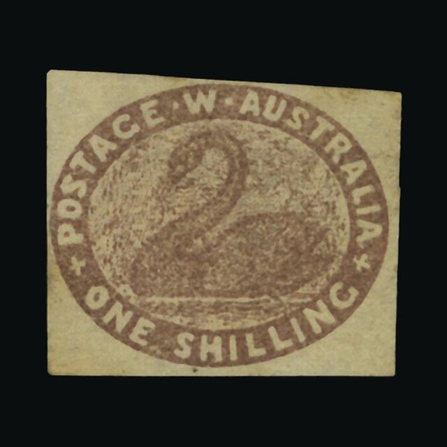 Lot 1792 - Australia - States - Western Australia 1854-55 - UPA UPA Auction UPA 94 Lot 1792 - Australia - States - Western Australia 1854-55 - UPA UPA Auction UPA 94