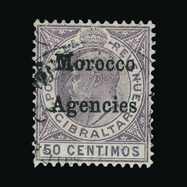 Lot 21772 - Morocco Agencies - Gibraltar Period 1905 -  UPA UPA Auction UPA 94