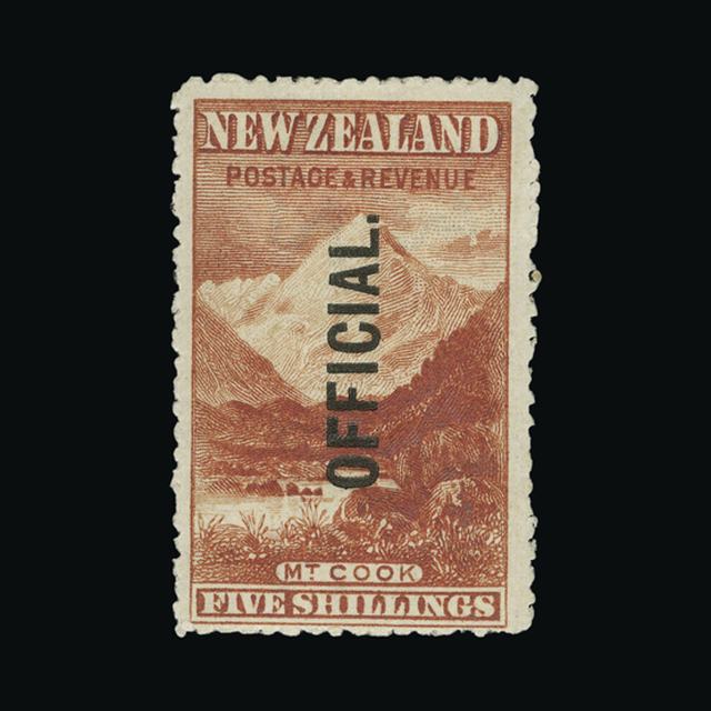 Lot 22869 - New Zealand - Officials 1907 - UPA UPA Auction UPA 94 Lot 22869 - New Zealand - Officials 1907 - UPA UPA Auction UPA 94