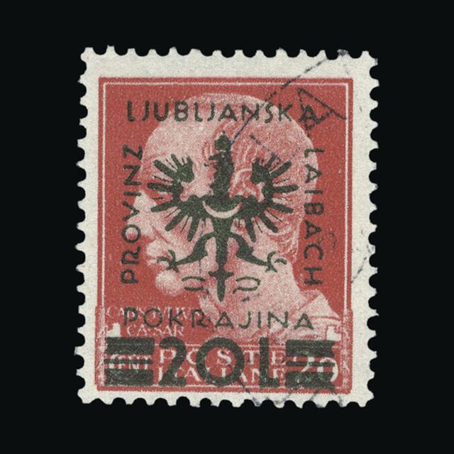 Lot 25908 - slovenia 1944 - UPA UPA Auction UPA 94 Lot 25908 - slovenia 1944 - UPA UPA Auction UPA 94