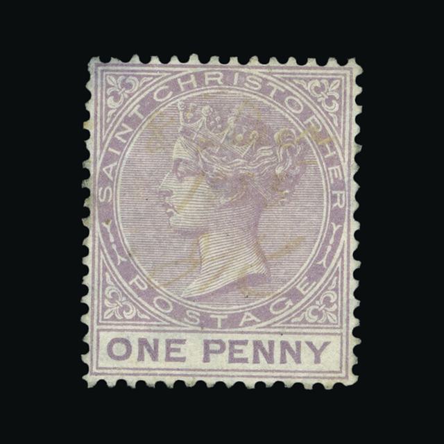 Lot 27577 - St. Kitts and Nevis - St. Christopher 1882-90 -  UPA UPA Auction UPA 94