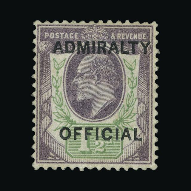 Lot 29910 - Great Britain - Officials 1903 -  UPA UPA Auction UPA 94