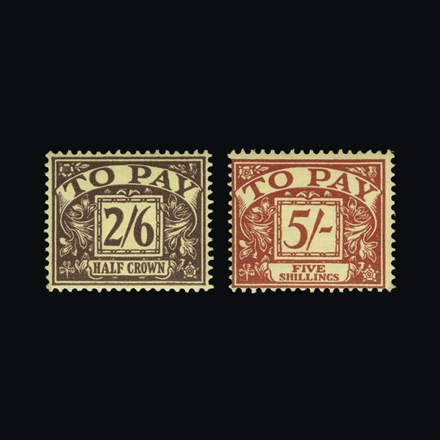 Lot 29964 - Great Britain - Postage Dues 1955-57 - UPA UPA Auction UPA 94 Lot 29964 - Great Britain - Postage Dues 1955-57 - UPA UPA Auction UPA 94
