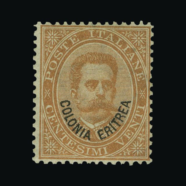 Lot 30066 - Italy - Colonies - Eritrea 1893 - UPA UPA Auction UPA 94 Lot 30066 - Italy - Colonies - Eritrea 1893 - UPA UPA Auction UPA 94