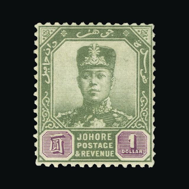 Lot 30133 - malaya - johore 1910-19 -  UPA UPA Auction UPA 94