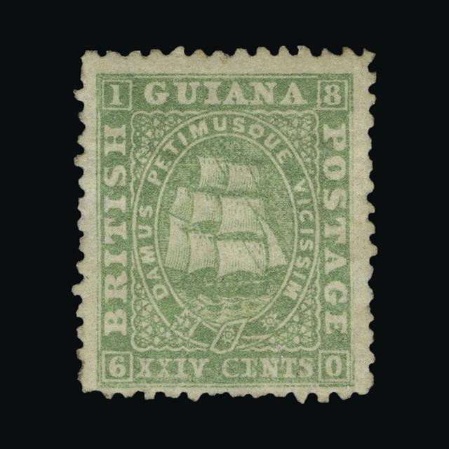 Lot 3810 - british guiana 1864 -  UPA UPA Auction UPA 94