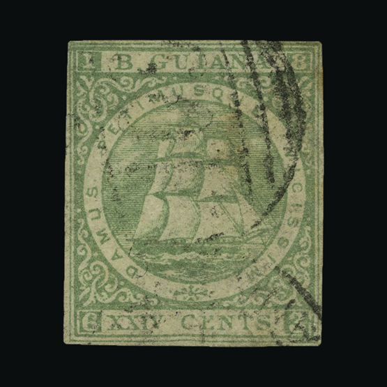 Lot 3812 - british guiana 1869-73 -  UPA UPA Auction UPA 94