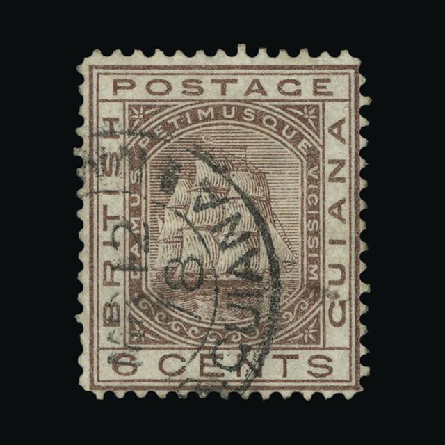 Lot 3814 - british guiana 1876 -  UPA UPA Auction UPA 94