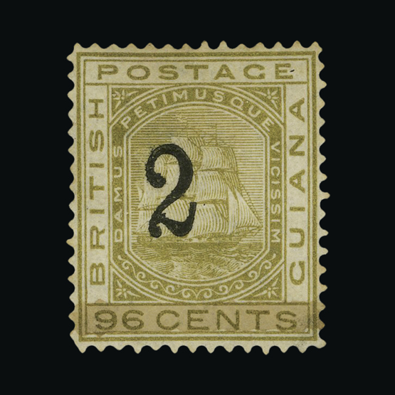 Lot 3815 - british guiana 1881 -  UPA UPA Auction UPA 94