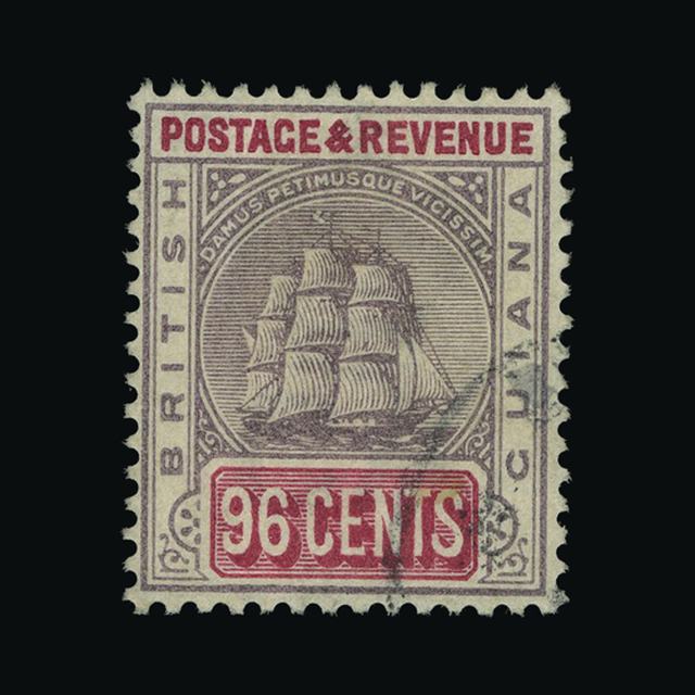 Lot 3825 - british guiana 1889 -  UPA UPA Auction UPA 94