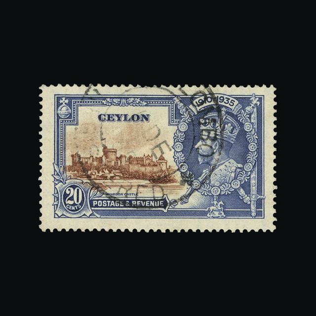 Lot 6278 - Ceylon 1935 - UPA UPA Auction UPA 94 Lot 6278 - Ceylon 1935 - UPA UPA Auction UPA 94