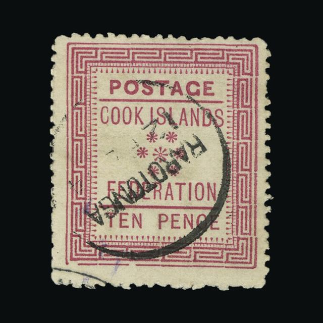 Lot 6579 - cook islands 1892 - UPA UPA Auction UPA 94 Lot 6579 - cook islands 1892 - UPA UPA Auction UPA 94