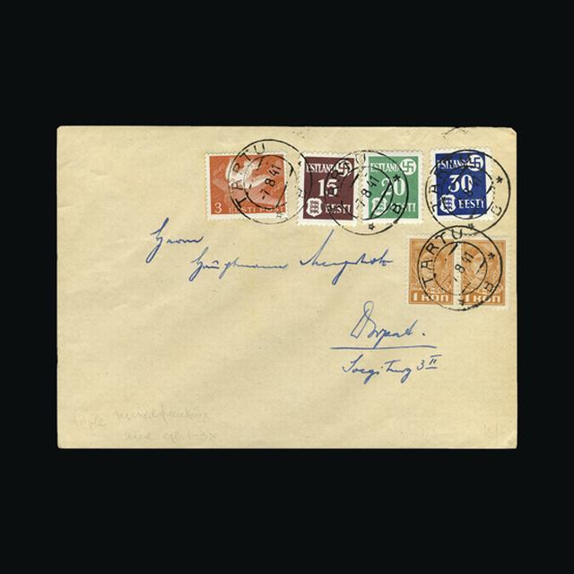 Lot 7718 - Estonia - German Occupation 1941 - UPA UPA Auction UPA 94 Lot 7718 - Estonia - German Occupation 1941 - UPA UPA Auction UPA 94