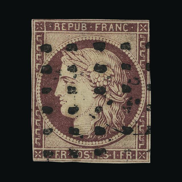 Lot 8788 - France 1849 - UPA UPA Auction UPA 94 Lot 8788 - France 1849 - UPA UPA Auction UPA 94