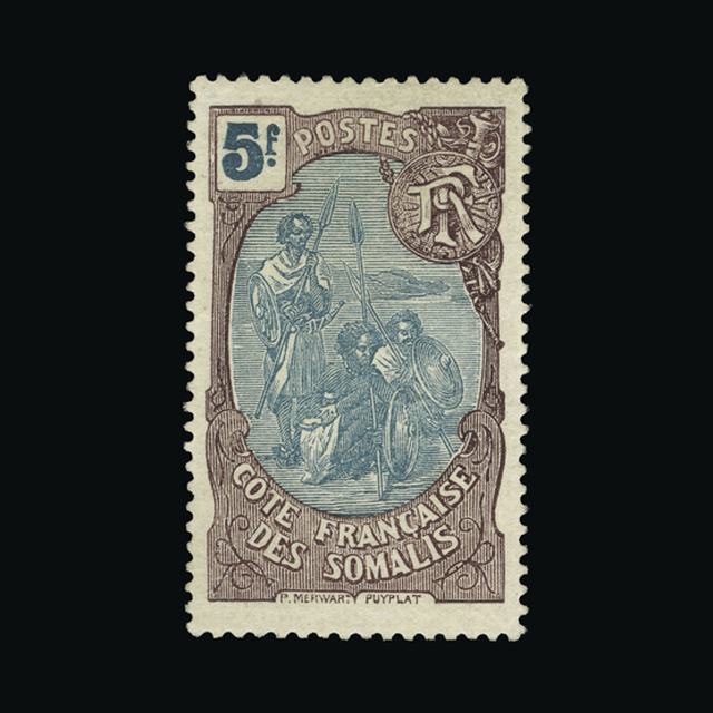 Lot 9525 - France - Colonies - Somali Coast 1909 -  UPA UPA Auction UPA 94