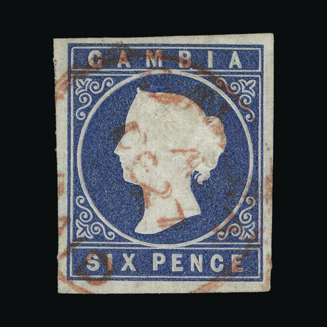 Lot 9687 - gambia 1874 - UPA UPA Auction UPA 94 Lot 9687 - gambia 1874 - UPA UPA Auction UPA 94