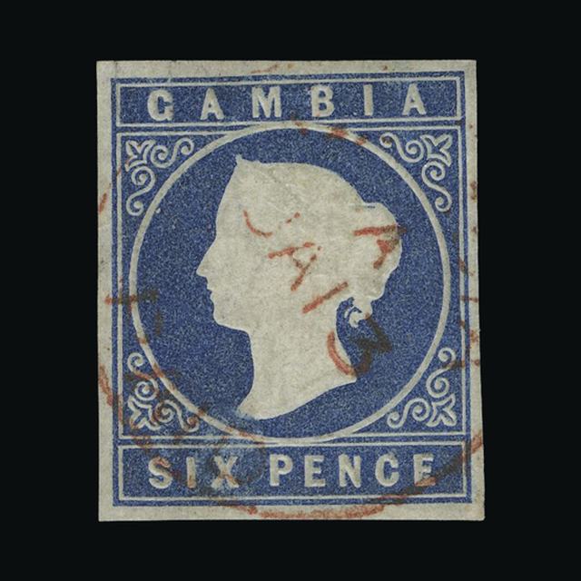 Lot 9688 - gambia 1874 - UPA UPA Auction UPA 94 Lot 9688 - gambia 1874 - UPA UPA Auction UPA 94