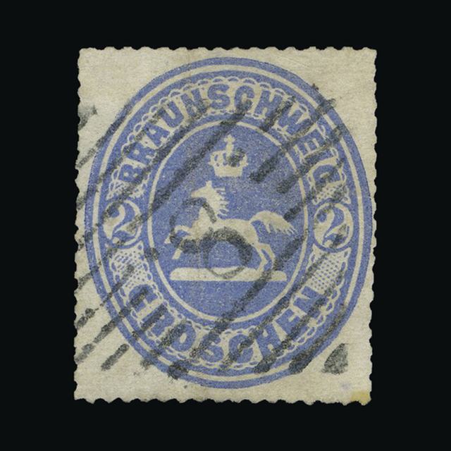 Lot 9910 - GERMAN STATES - BRUNSWICK 1865 - UPA UPA Auction UPA 94 Lot 9910 - GERMAN STATES - BRUNSWICK 1865 - UPA UPA Auction UPA 94