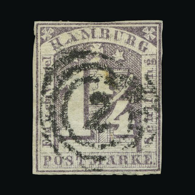 Lot 9918 - German States - Hamburg 1864 - UPA UPA Auction UPA 94 Lot 9918 - German States - Hamburg 1864 - UPA UPA Auction UPA 94