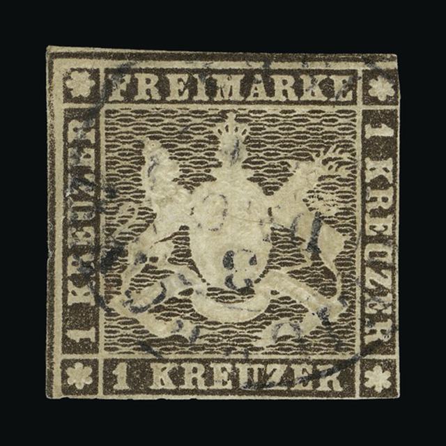 Lot 9948 - GERMAN STATES - WURTTEMBERG 1859-62 - UPA UPA Auction UPA 94 Lot 9948 - GERMAN STATES - WURTTEMBERG 1859-62 - UPA UPA Auction UPA 94