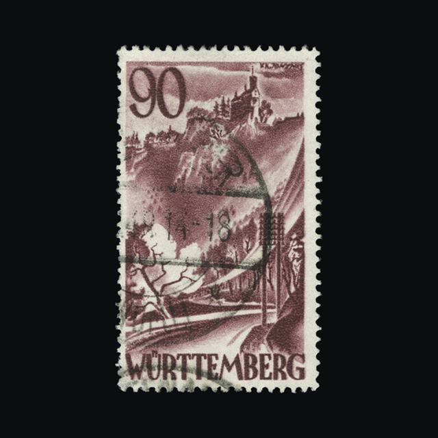 Lot 9956 - GERMAN STATES - WURTTEMBERG 1948-49 - UPA UPA Auction UPA 94 Lot 9956 - GERMAN STATES - WURTTEMBERG 1948-49 - UPA UPA Auction UPA 94