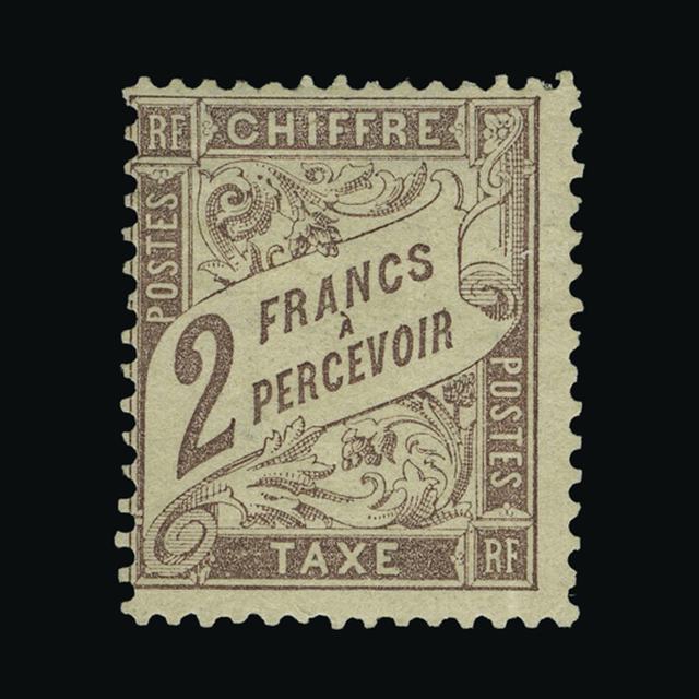 Lot 10105 - France - Postage Dues 1881-92 - UPA UPA Auction UPA 95 Lot 10105 - France - Postage Dues 1881-92 - UPA UPA Auction UPA 95