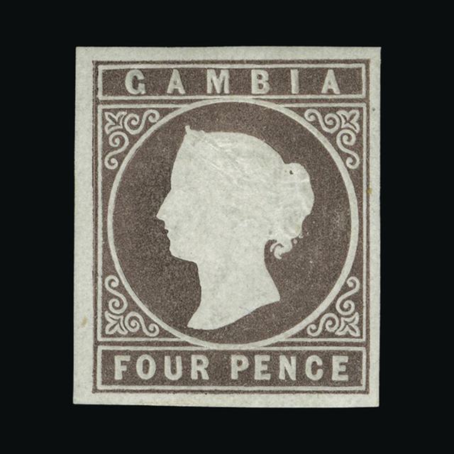 Lot 10117 - gambia 1869-72 -  UPA UPA Auction UPA 95